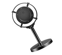 SUPVOX Micrófono Vintage de Juguete Negro, Modelo Retro Ligero para Decoración de Hogar y Accesorios Musicales, Adecuado para Fotografía, Disfraces y Juegos Infantiles, Objeto Antiguo