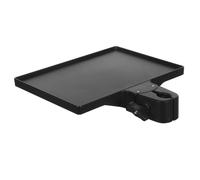 SUPVOX Microphone Stand Tray Adjustable Clamp Shelf Firm Grip Portable Platform Compatible With Mic And Music Stands For Live Streaming Stage Recording Karaoke