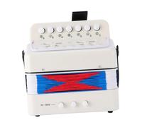 SUPVOX Mini Acordeón para Años Instrumento Musical Educativo Portátil de Plástico Abs y Metal Juguete Interactivo para Desarrollo Intelectual y Habilidades Comunicativas Regalo Duradero