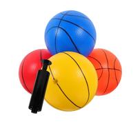 SUPVOX Mini Balones de Baloncesto Hinchables para Bomba Infladora Saltarinas Deportivas para Interior y Recreativo Infantil