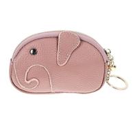 SUPVOX Mini Billetera Divertida Elefante para Mujer, Monedero Pequeño Color Morado Claro, Bolsillo Flexible para Monedas y Tarjetas, Accesorio Ligero y Práctico para Diario