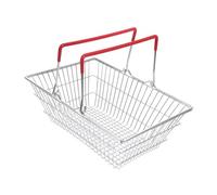 SUPVOX Mini Carrito De Compra De Juguete Cesta De Mano De Hierro Para Supermercado Duradera y Versátil