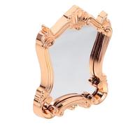 SUPVOX Mini Espejo de baño Espejo Compacto Miniaturas decoración de la Pared del baño Espejos en Miniatura Juguetes decoración del Espejo de la casa de muñecas el plastico