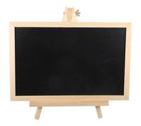 SUPVOX Mini Pizarra Negra de Madera 20x30 Cm Caballete Tablero Pequeño para Dibujo y Escritura Pizarra Decorativa Uso Doméstico Reutilizable para Cocina y Mensajes