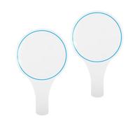 SUPVOX Mini Pizarra White de Borrado en Seco Diseño de Paleta, 2 Piezas para Uso en Juegos y Presentaciones Educativas