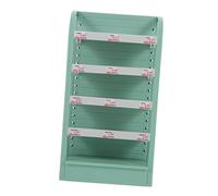 SUPVOX Miniatura Estantería Supermercado Multiuso Estructura Resistente Diseño Multilayer para Almacenamiento Juguete Educativo para Accesorio Decoración Casas de Muñecas