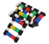 SUPVOX Modelo de ADN Doble Hélice 16 Bases Kit Molecular Didáctico 3D de Plástico para Enseñanza Científica Escolar y Laboratorio Herramienta Educativa