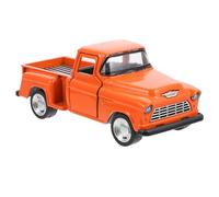 SUPVOX Modelo de Camión Pequeño de Aleación Metálica Naranja, Coche en Miniatura, Juguete Educativo para Desarrollo Cognitivo y Obsequio Adecuado en Cumpleaños y Festivales