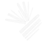 SUPVOX Molde de Papel para Correa de Reloj DIY Hecho a Mano, Plantilla de Acrílico Transparente de 2mm, 3 Piezas para Fabricación de Correas en Bancos de Trabajo
