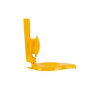 SUPVOX Molde Manual para Envoltura de Dumplings y Bolas de Masa, Prensa de Masa de Plástico Grado Alimenticio, Herramienta Amarilla para Cocina, Adecuado para Preparar Reutilizable