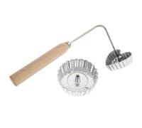 SUPVOX Molde para Bocadillos Fritos de Aluminio Asa de Madera para Preparar Snacks en Hogar