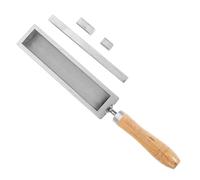 SUPVOX Molde para Fundir Lingotes de Metal Ranura para Derretir Plata y Oro, Molde de Refinación de Metales de Hierro 1 Número 7 Pulgadas, Herramienta Portátil para Fundición y Joyería