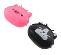 SUPVOX Monedero de Silicona de Dibujos Animados para Cambio 2 Piezas Material Flexible y Resistente Unisex Uso Diario y Viajes Tamaño Pequeño y Ligero