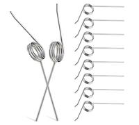 SUPVOX Muelles de Torsión Pequeños de Acero Inoxidable 0,7x7,8 Mm 125° para Tapas de Cubo de Basura, 10 Piezas Resorte de Compresión para Bricolaje y Carpintería, Recambios Funcionales