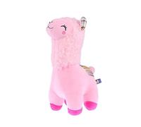 SUPVOX Muñeca De Alpaca De Peluche y Adorable Juguete De Navidad y para Animales De Peluche De Color Rosa