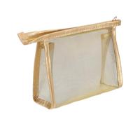 SUPVOX Neceser de Viaje Pequeño de Malla de Nailon Transpirable Bolsa Organizadora Portátil para Cosméticos y Artículos de Aseo Bolsa de Maquillaje para Mujer Almacenamiento Versátil