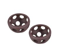 SUPVOX Nido de Cría de Camarones 2 Piezas de Cerámica Porosa Hemisférica para Acuario Refugio Amplio y Microporoso para Peces Pequeños Decoración Funcional para Tanques de Cría