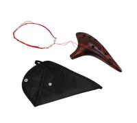 SUPVOX Ocarina Ahumada de Instrumento Musical Flauta Clave C Flautín de Cerámica para Principiantes y Uso Conciertos
