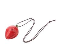 SUPVOX Ocarina Fresa Instrumento De Viento Creativo Para Principiantes Para Obsequio De Cumpleaños o Color Rojo Vibrante Estudiantes