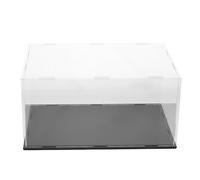 SUPVOX Organizador Acrílico Transparente para Exhibición de Gorras de Béisbol, Vitrina Portátil 30x20x15 Cm, Soporte Multifuncional para Almacenamiento y Muestra en Tiendas o Eventos