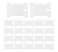 SUPVOX Organizador de Hilos para Bordar de Plástico Blanco 240 Tarjetas para Almacenamiento y Devanado de Hilo de Bordar Bobinas para Costura y Manualidades Organizador Compacto para