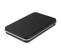 SUPVOX Paleta de Sombras de Ojos Caja de Almacenamiento, Estuche de Maquillaje para Viaje, 9 Rejillas, Negro, AS, para Sombra de Ojos y lápiz Labial