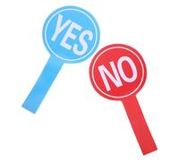 SUPVOX Paletas de Votación para Aula 15x30 Cm, Tablero de Espuma Resistente, Set 2 Piezas (sí y No), Herramienta Portátil para Evaluación y Participación Estudiantil