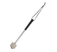 SUPVOX Palillos de Lana para Batería Mango de Aleación de Aluminio y Cabeza de Fieltro, Diseño Único y Excelente Equilibrio para Músicos y Estudiantes en Percusión