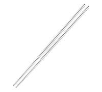 SUPVOX Palillos Largos de Acero Inoxidable Antideslizantes y Anti-calor de 36 Cm para Camping y Olla Caliente, Ligeros y Resistentes, 1 Par