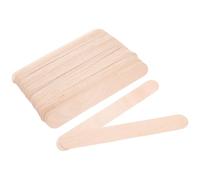 SUPVOX Palitos de Madera para Manualidades 100 Piezas, Palitos de Helado Gigantes 200x25x1.6 Mm, Madera Natural sin Terminar, Seguros para Proyectos Diy, Arte en Aula y Modelismo