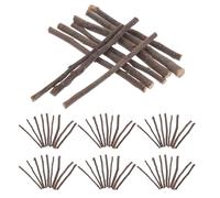 SUPVOX Palitos Masticables de Ramas de Manzana Naturales para Conejos y Hámsteres, Juguetes para Masticar para Animales Pequeños, Paquete de 1500 G (3 Bolsas de 500 G), Golosinas