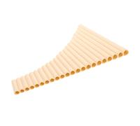 SUPVOX Pan Flute G Key Tubos Flauta Sonido para Principiantes y Profesionales Portátil Color Marfil para Izquierdos y Diestros
