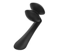 SUPVOX Pandereta De Pie Negra, Instrumento De Percusión Campana Rítmica, Accesorio Para Batería, Campana Musical Para Niños y Acompañamiento Música