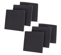 SUPVOX Panel Acústico Insonorizante de Espuma Pu Negro 30x30x3 Cm, 6 Piezas, Aislamiento Acústico y Reducción de Eco para Estudios, Oficinas y Salas de Grabación