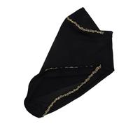 SUPVOX Pañuelo de Base Negro Bordado de Hilo Dorado Pañuelo Musulmán para Mujer para Uso Diario el Ramadán Cobertura Cabeza Cuello