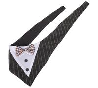 SUPVOX Pañuelo Triangular Ajustable para Perro Tamaño L Babero Absorbente Lavable para Mascota Bufanda Formal Gris Adecuado para Perros Grandes y Cachorros Uso Diario y Eventos