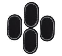 SUPVOX Parches Protectores Autoadhesivos para Pedal Doble de Bombo, 4 Piezas Negras, Material Resistente, Protección de Parche para Batería, Accesorios para Percusión, Uso en Batería