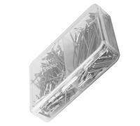 SUPVOX Pasadores en T para Pelucas de Metal Plateado Juego de 150 Unidades 100 de 38 Mm 50 de 51 Mm Clips para Asegurar Peluca en Cabeza de Maniquí Suministros para Modelado