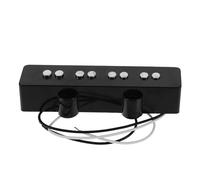 SUPVOX Pastilla Eléctrico Jb Abierta para Guitarra, Sistema de Captación Vintage, Pieza de Repuesto Negra para Mejora de Graves y Sonido Claro en Instrumentos Musicales