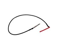 SUPVOX Pastilla Piezoeléctrica para Guitarra Acústica y Ukelele, Transductor Tipo Sillín de 40mm, Color Rojo, Alta Sensibilidad para Reproducción de Sonido, 1 Unidad, Accesorio