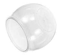 SUPVOX Pecera Redonda Transparente Resistente Impactos para Peces Pequeños y Tortugas Tanque Compacto de Plástico para Escritorio Decoración Versátil para Mascotas Acuáticas