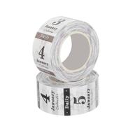 SUPVOX Pegatinas de Fecha para Calendario de Mesa 365 Días 2 Rollos Etiquetas Numéricas Acabado Mate Adhesivas y Duraderas para Planificadores Diarios y Agendas