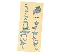 SUPVOX Pegatinas De Guitarra Adhesivo Autoadhesivo Para Guitarra Eléctrica Parche Protector Adhesivo Decorativo Para Diapasón Uso Escenario De Música