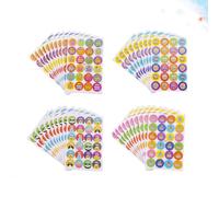 SUPVOX Pegatinas de Recompensa Creativas, 90 Hojas Dibujos Animados en Estilo Aleatorio, Accesorios para Jardín de Infantes y Escuela Primaria, Fáciles de Pegar para