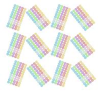 SUPVOX Pegatinas de Refuerzo de Agujeros Autoadhesivas Redondas de Colores 750 Unidades 15 Hojas X 50 Etiquetas para Proteger y Reforzar Papel Perforado en Oficina y Cuadernos