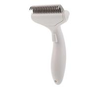 SUPVOX Peine De Acero Inoxidable Para Perros Cepillo Para Quitar El Pelo De Mascotas Peine De Acero Inoxidable Para Perros Herramienta Para Quitar El Pelo Suelto