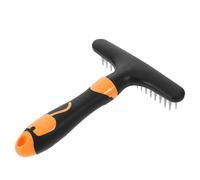 SUPVOX Peine para Anudar Mascotas Naranja de Doble Línea, Cepillo para Pelo de Perro y Gato, Herramienta para Desenredar y Eliminar Pelo Suelto, Apto para Mascotas Pequeñas, Aseo Diario