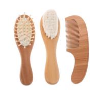 SUPVOX Peines De Lana Para Peine De Masaje Para Bebés Cepillo Cabelludo Para Baño y Cuidado De Recién Nacidos