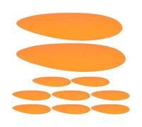 SUPVOX Película Adhesiva de Corrección de Color Naranja para Luz Led, Película Translúcida Pet para Iluminación de Video y Focos Mínima Pérdida de Brillo, 5 Piezas