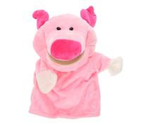 SUPVOX Peluche de Mano Forma de Cerdito Muñeco de Dedo Animal para Juguete Educativo de Felpa Suave para Desarrollo Motor y Habilidades Comunicativas
